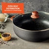 image:imageIMUSA USA Black 44Qt Stone Caldero with Woodlook Handles and Knob 44 Quart44 Quarts