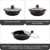 image:imageIMUSA USA Black 44Qt Stone Caldero with Woodlook Handles and Knob 44 Quart69 Quart