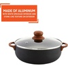 image:imageIMUSA USA Black 44Qt Stone Caldero with Woodlook Handles and Knob 44 Quart69 Quart