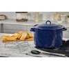 image:imageIMUSA USA Enamel Steamer Pot 16Quart Blue21 Quarts