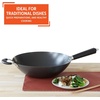 image:imageIMUSA USA Inch Red PAN10046 12 Nonstick Carbon Steel Wok HandleBlack