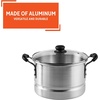 image:imageIMUSA USA MEXICANA410 Aluminum Steamer with Glass Lid 10Quart Silver 10Qt10Qt