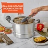 image:imageIMUSA USA MEXICANA410 Aluminum Steamer with Glass Lid 10Quart Silver 10Qt10Qt