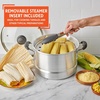 image:imageIMUSA USA MEXICANA410 Aluminum Steamer with Glass Lid 10Quart Silver 10Qt10Qt