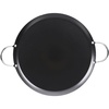 image:imageIMUSA 11in Carbon Steel Nonstick Round Comal with Cool Touch Handles BlackMetal Handles