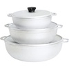 image:imageIMUSA 3 Piece 35 7 amp 11 Qt Aluminum Caldero Set Oven Safe15357 Quarts