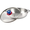 image:imageIMUSA 32 Qt Boricua Polished Aluminum Caldero with Glass LidBoriqua