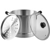 image:imageIMUSA USA Steamer with Glass Lid 20Quart Silver