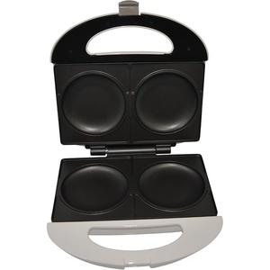 image:imageIMUSA 2 Slot Electric Sandwich Maker for Breakfast Nonstick WhiteArepa maker