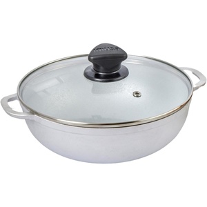 image:imageIMUSA 7 Qt Cast Aluminum Caldero Dutch Oven with Glass Lid
