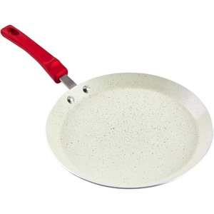 image:imageIMUSA USA 11 Nonstick Marble Interior Comal with SoftTouch Handle Ruby Red