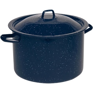 image:imageIMUSA USA Enamel Steamer Pot 16Quart Blue16 Quarts