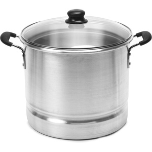 image:imageIMUSA USA MEXICANA410 Aluminum Steamer with Glass Lid 10Quart Silver 10Qt12 Quart