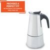image:imageIMUSA 6 Cup Muse Stainless Steel Coffee Maker Gasket amp Filter Set6 Cup