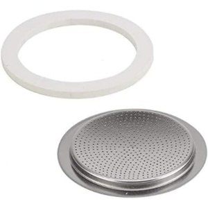 image:imageIMUSA 6 Cup Muse Stainless Steel Coffee Maker Gasket amp Filter Set6 Cup