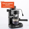 image:imageIMUSA 4 Cup Electric Espresso Cappuccino Coffee Maker BlackClassic