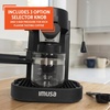 image:imageIMUSA 4 Cup Electric Espresso Cappuccino Coffee Maker BlackNew Classic