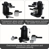 image:imageIMUSA 4 Cup Electric Espresso Cappuccino Coffee Maker BlackNew Classic
