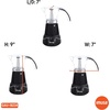 image:imageIMUSA 6 or 3 Cup Electric Espresso Maker with Cooltouch Handle BlackBlack