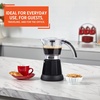 image:imageIMUSA 6 or 3 Cup Electric Espresso Maker with Cooltouch Handle BlackBlack