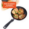 image:imageIMUSA 8 Inch Bistro Aluminum Nonstick Fry Pan with Cooltouch Handle Black8 Inch Pack of 4