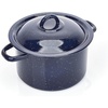 image:imageIMUSA USA C206661062810W Speckled Enamel Stock Pot with Lid 4 Quart Blue6 Quarts