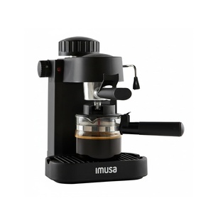 image:imageIMUSA 4 Cup Electric Espresso Cappuccino Coffee Maker BlackClassic