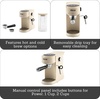 image:imageIMUSA 1 or 2 Cup Electric Slimbrew Espresso Cappuccino Coffee Maker AlmondAlmond