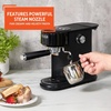 image:imageIMUSA 1 or 2 Cup Electric Slimbrew Espresso Cappuccino Coffee Maker AlmondBlack