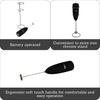 image:imageIMUSA 10 Inch Electric Milk Frother with Stand BlackBlack