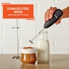 image:imageIMUSA 10 Inch Electric Milk Frother with Stand BlackBlack