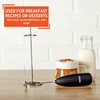 image:imageIMUSA 10 Inch Electric Milk Frother with Stand BlackBlack