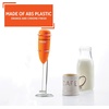 image:imageIMUSA 10 Inch Electric Milk Frother with Stand BlackOrange
