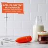 image:imageIMUSA 10 Inch Electric Milk Frother with Stand BlackOrange