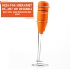 image:imageIMUSA 10 Inch Electric Milk Frother with Stand BlackOrange