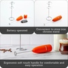 image:imageIMUSA 10 Inch Electric Milk Frother with Stand BlackOrange