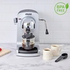 image:imageIMUSA 4 Cup Electric Bistro Espresso Cappuccino Coffee Maker SilverBistro