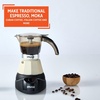 image:imageIMUSA 6 or 3 Cup Electric Boricua Espresso Coffee Maker RedAlmond