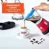 image:imageIMUSA 6 or 3 Cup Electric Boricua Espresso Coffee Maker RedBoriqua