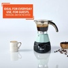 image:imageIMUSA 6 or 3 Cup Electric Boricua Espresso Coffee Maker RedMint