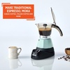 image:imageIMUSA 6 or 3 Cup Electric Boricua Espresso Coffee Maker RedMint