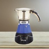 image:imageIMUSA 6 or 3 Cup Electric Boricua Espresso Coffee Maker RedPurple