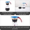 image:imageIMUSA 6 or 3 Cup Electric Boricua Espresso Coffee Maker RedWhite