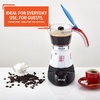 image:imageIMUSA 6 or 3 Cup Electric Boricua Espresso Coffee Maker RedWhite