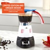 image:imageIMUSA 6 or 3 Cup Electric Boricua Espresso Coffee Maker RedWhite