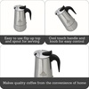 image:imageIMUSA USA B12022062M Stainless Steel Stovetop Espresso Coffeemaker 6Cup Silver6 Cups
