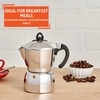 image:imageImusa 3 Cup Stovetop Espresso Maker with Heart Shaped Knob SilverEpic