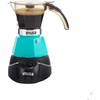 image:imageIMUSA 3 or 2 Cup Electric Espresso Maker with Cooltouch Handle TealTeal