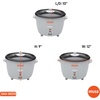 image:imageIMUSA 8 Cup Electric Ceramic Rice Cooker White
