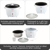 image:imageIMUSA 8 Cup Electric Ceramic Rice Cooker White
